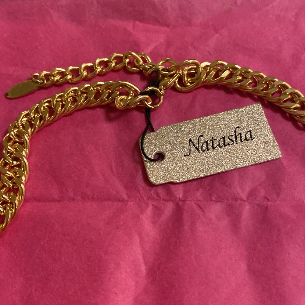 NWT Natasha Couture Lavender Necklace, 2” Extender - Picture 3 of 4